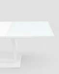 Стол обеденный Stool Group Орлеан раскладной 160-215*90 глянцевый белый УТ000003494