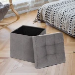 Пуфик Dreambag складной Серый Велюр 13257