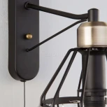 Бра Eurosvet Lord 70075/1 черный (220V, выключатель)