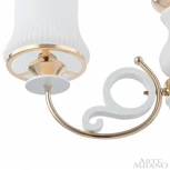 Подвесная люстра Arte Milano Florentia-1097 301097/3 Wh/Gd (220V, на цепи)