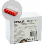 Клемма пружинная 5-и проводная Stekker 39944
