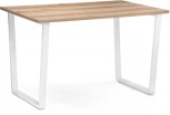 Стол Woodville Лота Лофт 140 25 мм дуб делано светлый / белый матовый 489652