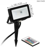 Прожектор уличный Eglo Faedo 4 98185 (LED, 220V, пульт управления, IP44)