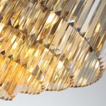 Подвесная люстра Citilux Мартин CL332142 (220V, хрусталь, на цепи, круглые)