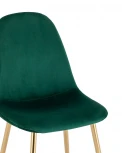 Стул Stool Group Валенсия SN велюр зеленый золотые ножки УТ000036461