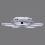 Потолочная люстра светодиодная на штанге Reluce 06319-3.3-05 WH+CR (RGB) (220V, пульт управления)