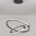 Подвесной светильник iLedex Vision 9225-8+5SD GR+BK (220V, на тросе)