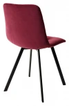 Стул CHILLI-Q SQUARE винный #16, велюр / черный каркас, 4 шт./1 к