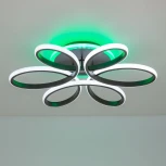 Потолочная люстра RGB Citilux Сезар Смарт CL233A155E (LED, 220V, умный дом - Алиса, Маруся, Сири, цветы)