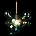 Подвесной светильник Loft It Bolle 2027-P6 Blue mini (220V, на проводе, шар, молекулы)