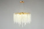 Подвесная люстра Aployt Paulina APL.848.03.10 (220V, хрусталь, на тросе, ветки)