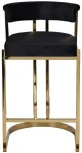 Барный стул Garda Decor GY-B8216GOLD-BL (Золото/Черный)