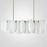Потолочная люстра на штанге Angel Style Italian Murano Glass Rectangle L120 ImperiumLoft 40,252 (178415-22) (LED, 220V)