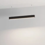 Подвесной линейный светильник LED SP-LINE-HANG-6085-L995-38W Day4000 (RAL9005, 120 deg, 230V) IP33 (Arlight, Металл) 051973 (на тросе)