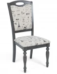 Обеденный стул M-City LT C17443 DARK GREY #G521/ FABRIC FB62 PARIS