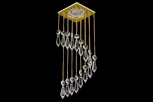Встраиваемый светильник хрустальный Dio D'Arte Tayo Gold GU10.5.14.8x8.106 G