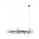 Подвесной светильник Loft IT Molecule 10023/1200 (220V, на тросе, шарики, кольцо)