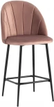 Стул полубарный велюр пыльно-розовый Stool Group Логан УТ000034606