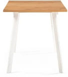 Стол раскладной Notta Колон Лофт 120 25 мм дуб вотан / белый матовый 489643