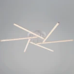 Потолочная люстра на штанге светодиодная с пультом  и ночным режимом Reluce 06538-0.3-06 WH (Умный дом) (220V)