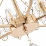 Подвесная люстра хрустальная на штанге Arte Milano Sorrento-2009 372009/6/250/490 GD (220V)