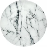 Набор кофейных столиков Bradex Home Tango белый мрамор с черными ножками (RF 0601)