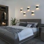 Настенный светильник Elektrostandard Corudo MRL LED 1060 чёрный (220V, куб)