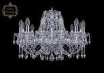 Подвесная люстра Art Classic 11.21 11.21.12.200.Cr.Sp (220V, хрусталь, на цепи, подсвечник, свеча)