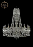 Подвесная большая люстра Art Classic 11.21 11.21.16.300.h-91.Br.Sp (220V, хрусталь, на цепи, подсвечник, свеча)