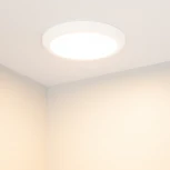 Точечный светильник встраиваемый CL-FIOKK-R220-18W Day4000-MIX (WH, 120 deg, 230V) (IP44 Пластик) 033445 (LED, круглые)