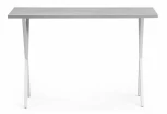 Стол Notta Алеста Лофт 120 25 мм бетон / белый матовый 506950