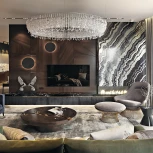 Розетка двойная без заземления со шторками (коричневый) Stekker Катрин 49026