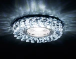 Встраиваемый точечный светильник Ambrella Декоративные Кристалл Led+mr16 S257 BK