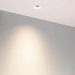 Встраиваемый точечный светильник под гипсокартон MS-RIALTO-TRIMLESS-R40-9W Day4000 (WH, 36deg, 230V) (Arlight, IP20 Металл) 047772 (LED)