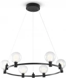 Подвесная люстра Freya Urban FR4005PL-06B1 (LED, 24V, на тросе, шарики, кольцо)
