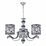 Подвесная люстра Arte Milano Florentia-4957 304957/3 Bk/Ni (220V, на цепи)