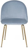 Обеденный стул Garda Decor 30C-301-1G LBL (Золото/Голубой)