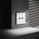 Розетка телевизионнная оконечная TV+SAT (белый матовый) Voltum S70 VLS060402