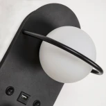 Настенный светильник для чтения с usb-портом Favourite Twin 4067-2W (LED, 220V, выключатель, шар)