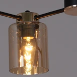 Потолочная люстра на штанге Reluce 01606-0.3-04 BK+FGD (220V)