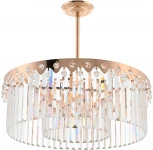 Потолочная люстра хрустальная на штанге Arte Milano Sorrento-8909 378909/8/300/580 GD (220V)