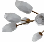 Люстра потолочная на штанге Boccio V000005 (13003/12C Brass) (220V)