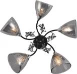 Потолочная люстра на штанге Reluce 01525-0.3-05 BK+CR (220V)