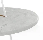 Столик журнальный Sheffilton SHT-CT36 морская галька/белый муар от фабрики Sheffilton