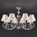 Потолочная люстра Eurosvet Incanto 60069/8 серебро (220V)