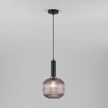Подвесной светильник Eurosvet Bravo 50182/1 дымчатый (220V, на проводе, шар)
