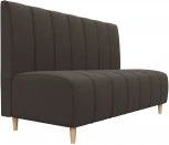 Диван кухонный прямой Ральф (Коричневый/Рогожка) Лига Диванов арт.123780