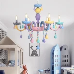 Подвесная люстра Rainbow D80 ImperiumLoft Rnb_01 (101982-26) (для детской, 220V, подвески, на цепи, подсвечник, свеча)