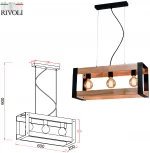 Светильник подвесной Eve 5144-203 3 х Е27 40 Вт