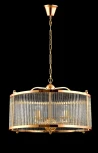 Подвесная люстра Crystal Lux Tadeo SP6 D600 GOLD/TRANSPARENTE